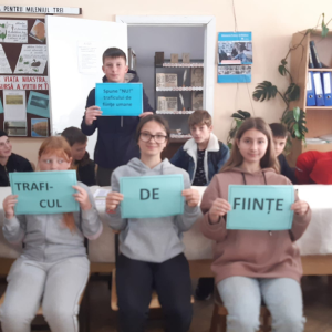 Lecția educativă „Traficul de ființe umane, prevenirea și combaterea traficului de ființe umane”