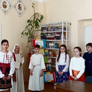 Elevii clasei a VI-a au prezentat o scenetă, menită să îmbine lectura cu arta