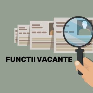Anunț: Prelungirea concursului pentru funcția vacantă de director adjunct (pentru activitatea de instruire, cl. I-IV-a) – 0.5 unitate