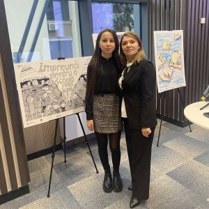Sincere felicitări elevei RAPCEA BEATRICE, clasa a VIII-a, pentru participarea remarcabilă la Concursul Național de Desene „Școala mea e incluzivă. Dar a ta?”